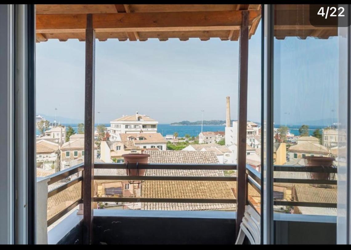 Makis Sea-View Apartment-Corfu Port Mantouki Exterior foto